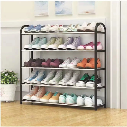 5 Tier Shoe Stand Rack Lightweight 20 Pairs Storage Compact Organizer Shelf