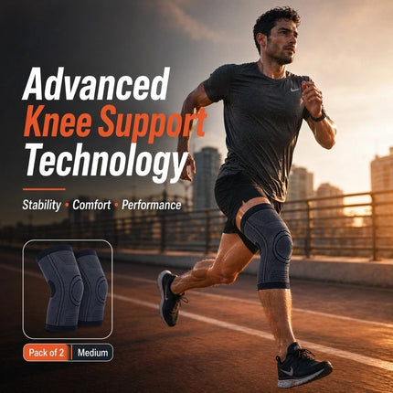 Knee Support Sleeves – 2 Pack