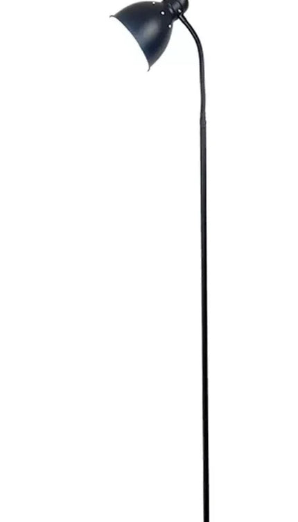 Metal Floor Lamp Standing Adjustable Neck Heavy Base Reading Home Light