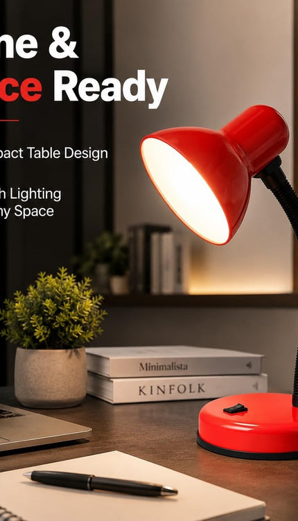 Classic Flexible Neck Desk Lamp E27 Max 40W
