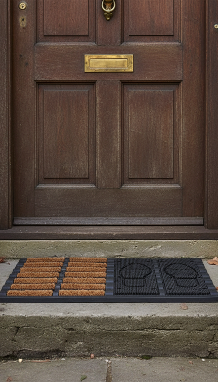 Door Mat 40x60cm Entrance Shoe Cleaner Dirt Stopper for Home Office Outdoor