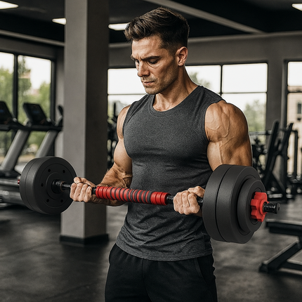 20kg 6-in-1 Adjustable Dumbbell & Kettlebell Set