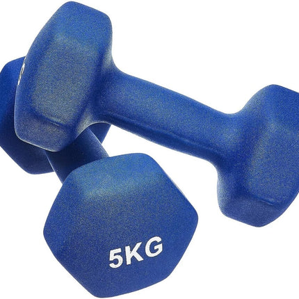 5kg Neoprene Dumbbells – Pair