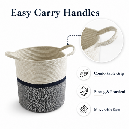 Cotton Rope Storage Basket – Small