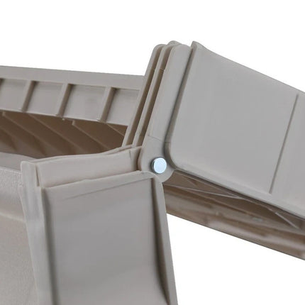 Portable Dog Ramp Folding Non-Slip Pet Ramp Stairs Step Ladder for Car - WHITE