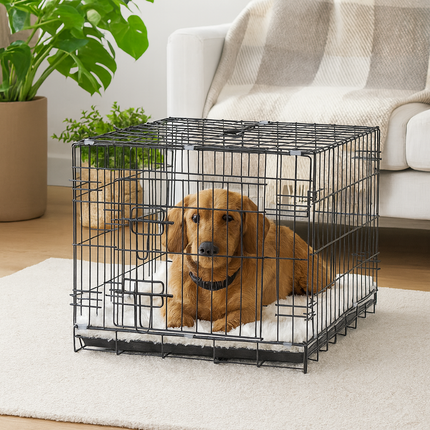 Pet Cage With Removable Tray 42 Inch Single Door Dog Cat Crate