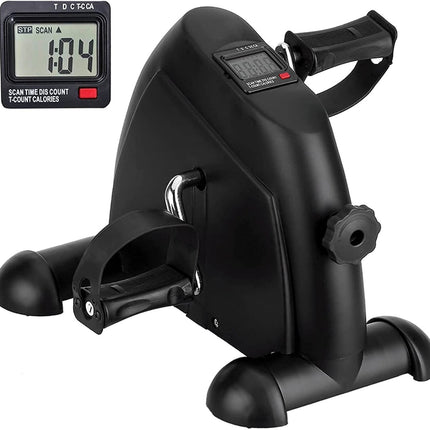 Mini Exercise Bike Pedal Exerciser Portable Foot Cycle Arm & Leg Under Desk Bike