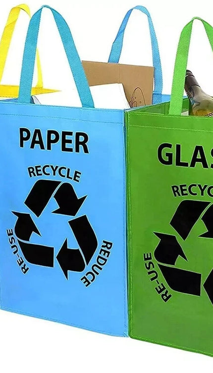 Reusable Recycling Bags – 3 Pack