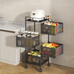 Black Square 5 Tier