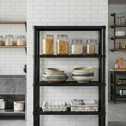 4/5 Tier Plastic Shelving Unit
