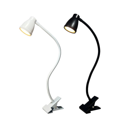 LED Desk Lamp Clip-On 3W Flexible Reading Light Eye Care 10-Level Brightness
