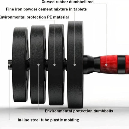 6-in-1 Adjustable Dumbbell Set