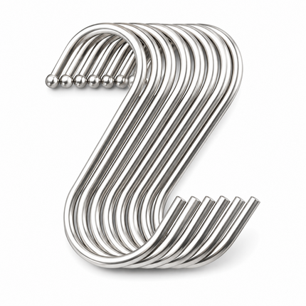 Stainless Steel S Hooks – Pack