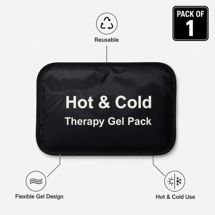 Hot Cold Gel Pack Reusable Heat Ice Therapy Migraine Sports Injury Pain Relief