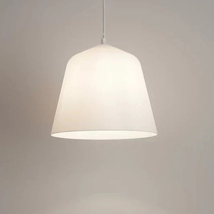 Adjustable Pendant Ceiling Light Classic White Plastic Bedroom Light 270mm Dia