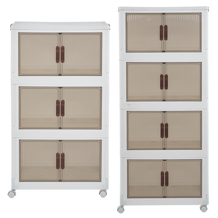 3/4 Drawer Storage Cabinet Plastic Home & Office Multi Purpose Organiser Unit