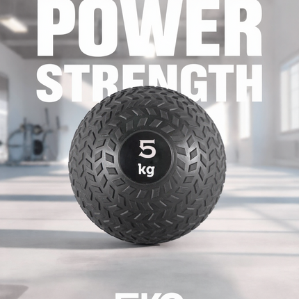 Core Balance Slam Ball 5KG Strength Gym Workout No Bounce Weighted Medicine Ball