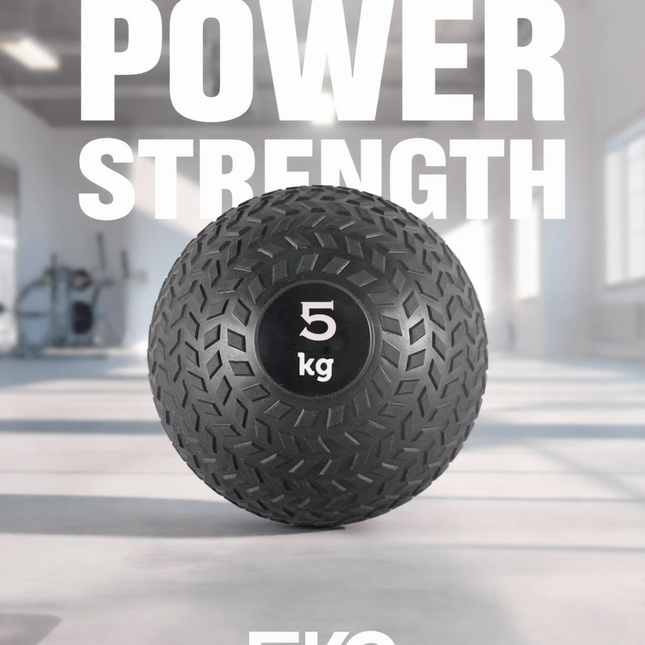 Core Balance Slam Ball 5KG Strength Gym Workout No Bounce Weighted Medicine Ball