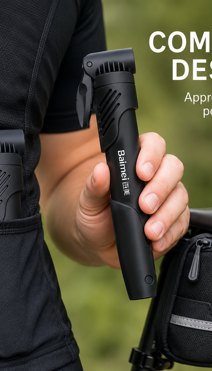 Mini Bike Hand Pump 120 PSI Portable Presta Schrader Valve for Bicycle Road MTB
