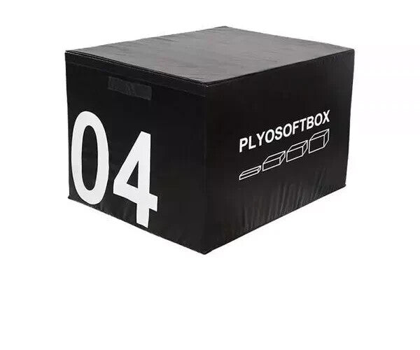60cm Soft Foam Plyometric Jump Box Stackable Gym Fitness Exercise Equipment
