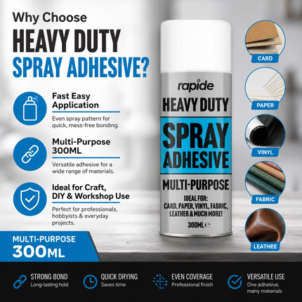 Glue Adhesive Spray 300ml Carpet Flooring Fabric Craft Bonding