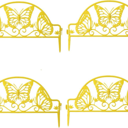 10PCS Garden Border Edging Panels – Yellow