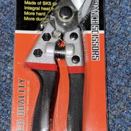 Pruning Shears 8' Bypass Garden SK5+Durionise Heavy Duty Hand Clippers Grip