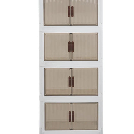 4 Tier Drawer Storage Cabinet Plastic Multi Purpose Home & Office Organiser Unit