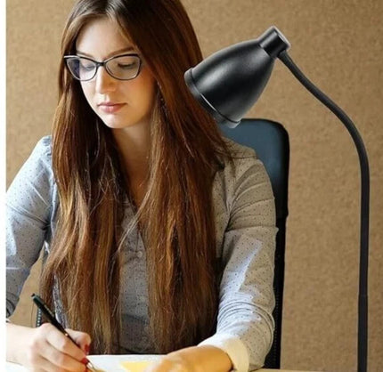 LED Clip Reading Lamp with Flexible Neck & 10 Brightness Levels