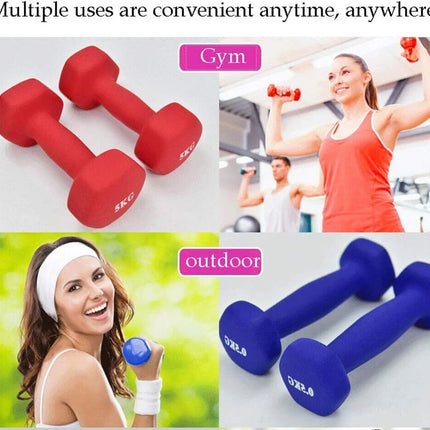 Neoprene Dumbbell Set Pair