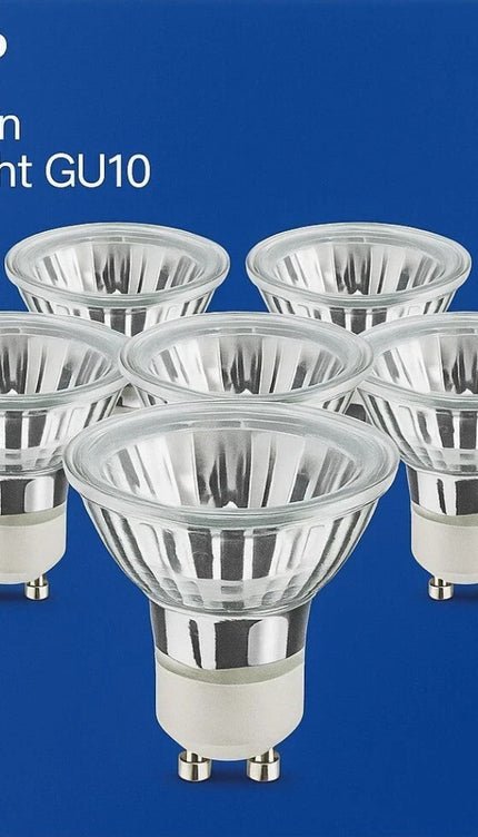 Spot Light Bulbs 6/12 Pack GU10 2800K 300Lm 50W 30° Dimmable Warm White Haloge