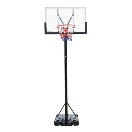Portable Basketball Hoop Stand 6.5-10FT Adjustable Height Backboard Wheeled Base