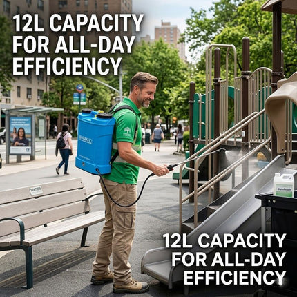 12L Electric Knapsack Sprayer – Cordless Battery Powered Garden Backpack