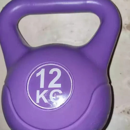 Kettlebell Set Vinyl Coated Cast Iron 4KG-20KG Gym Fitness Training Weights