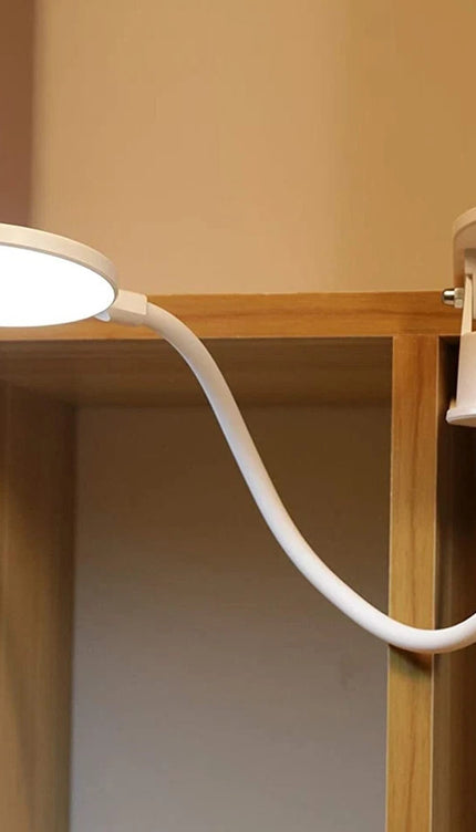 LED Clip Desk Lamp USB Powered Touch Dim 3 Modes Reading Study Bedside Office