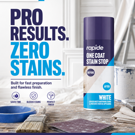 Stain Stop Spray 400ML White Damp Mould Blocker