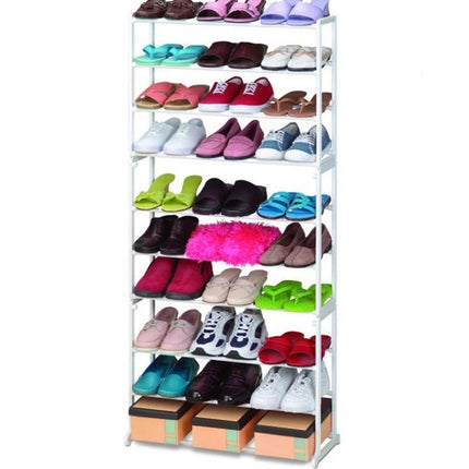 10 Tier Shoe Rack Organizer for 30 Pairs