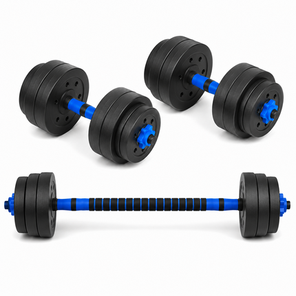 Dumbbell Barbell Set 30KG All In One Exercise Kit