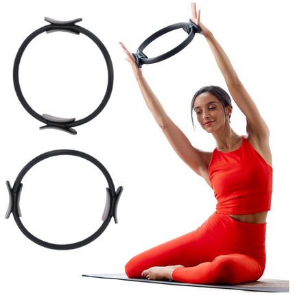 15" Pilates Ring Fitness Circle Exercise Equipment Toning Arms Thighs Leg & Core
