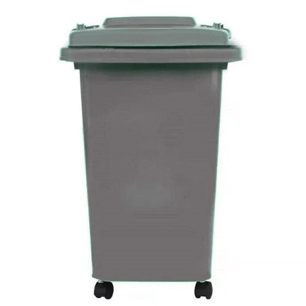 Recycling Wheelie Bin Dustbin Rubbish Waste Trash Kitchen Home Office 50L Grey
