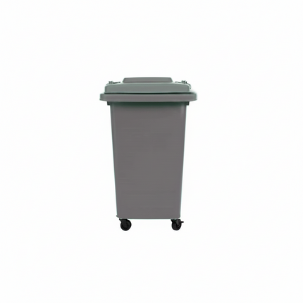 Recycling Wheelie Bin Dustbin Rubbish Waste Trash Kitchen Home Office 50L Grey