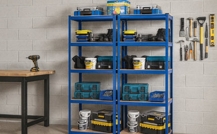 5 Tier Garage Shelving Unit 180 × 90 × 40cm