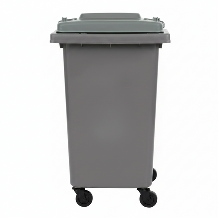 Recycling Wheelie Bin Dustbin Rubbish Waste Trash Kitchen Home Office 50L Grey