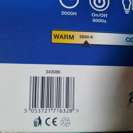 Spot Light Bulbs Pack Of 12 GU10 Halogen Warm White 2800K 300Lm 30° Dimmable 40W