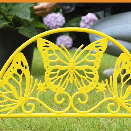 10PCS Garden Border Edging Panels – Yellow