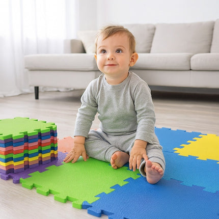 EVA Interlocking Foam Floor Mats 60x60cm for Gym & Exercise