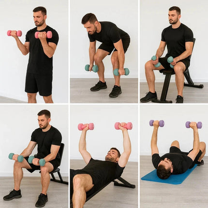 Neoprene Dumbbell Set Pair