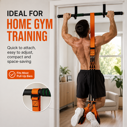 Multifunction Pull Up Assist Resistance Bands Foot Knee Support Home Gym Workout