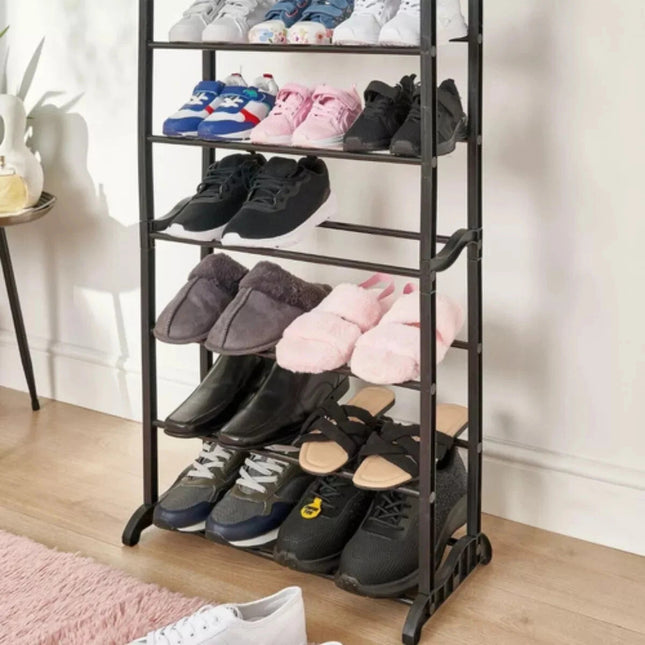10 Tier Shoe Rack Organizer for 30 Pairs