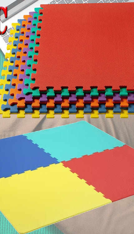 Color Eva Foam Mats Soft Floor Tiles Interlocking Kids Play Gym Exercise 60x60cm